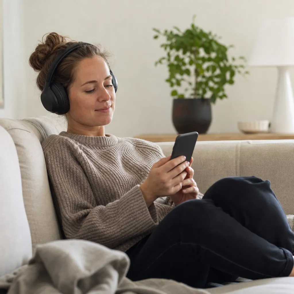 Mobilskärm som visar Comviq Fastpris med fri surf och 5G i Tele2:s nät